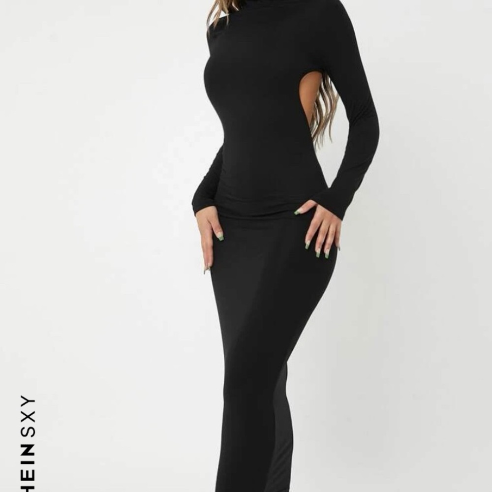 Shein turtle neck bodycon dress